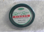 3mm x 6m Double Sided Satin Ribbon Emerald